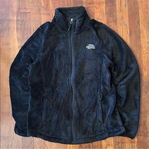 The North Face Gorpcore Outdoor Osito Black Fleece Zip Up Coat Jacket S